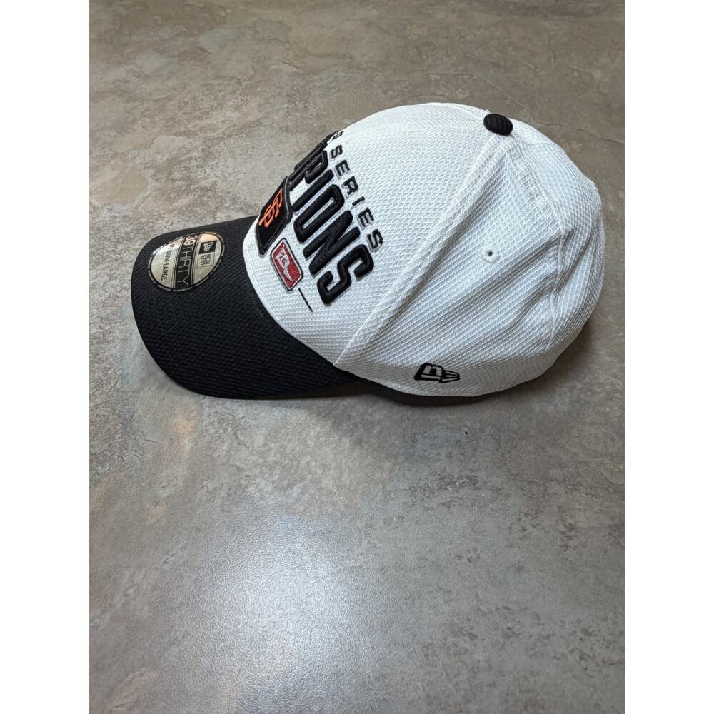 San Francisco Giants Hat Cap 2014 World Series Champs M/L White New Era 39Thirty - Picture 2 of 6